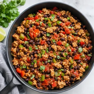 Turkey and Black Bean Skillet