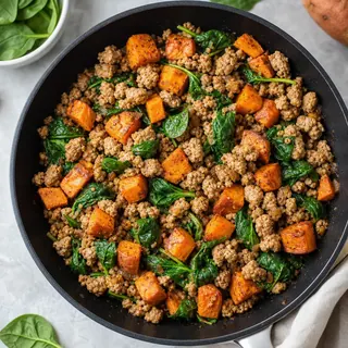 Turkey and Sweet Potato Skillet