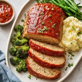 Turkey Meatloaf with Tomato Glaze