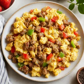 Turkey Sausage Scramble