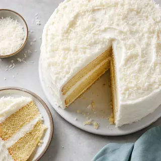 Vanilla Cake with Frosting