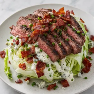 Wedge Salad with Steak