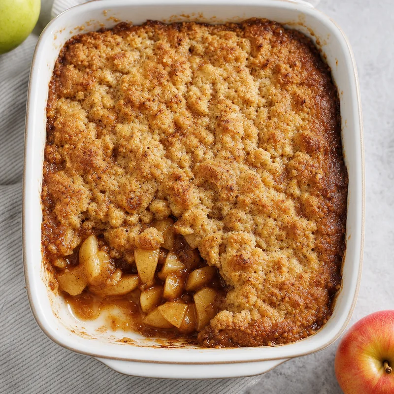 Apple Cinnamon Dump Cake