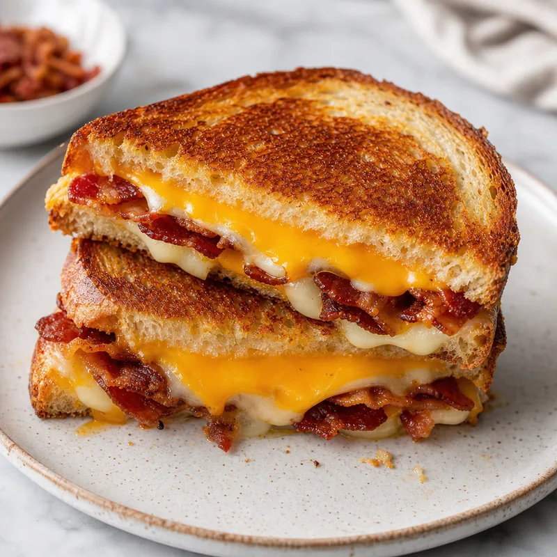 Bacon Cheddar Grilled Cheese