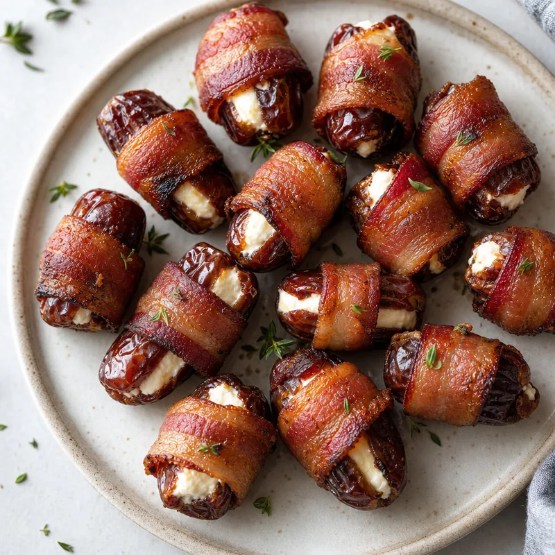 Bacon Wrapped Dates