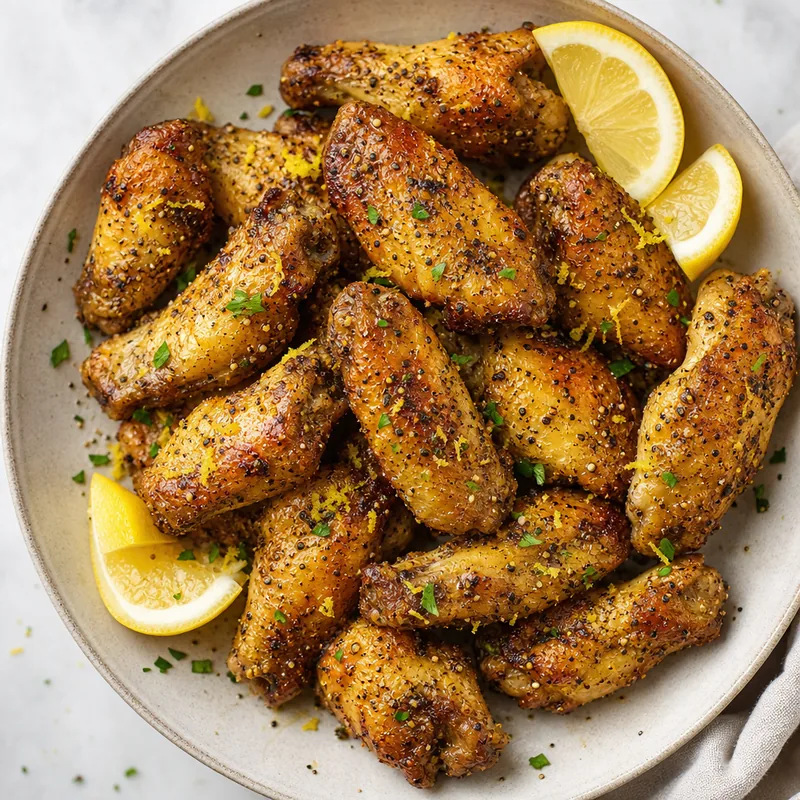 Baked Lemon Pepper Wings