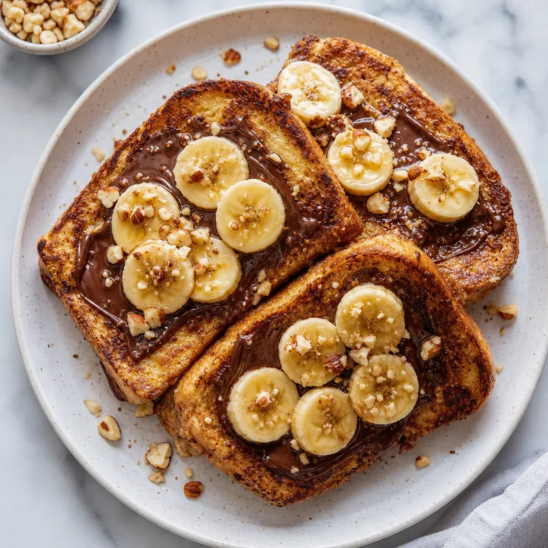 Banana Nutella French Toast