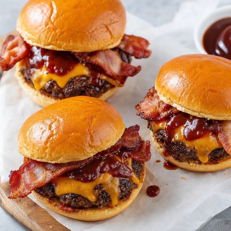 BBQ Bacon Cheeseburgers