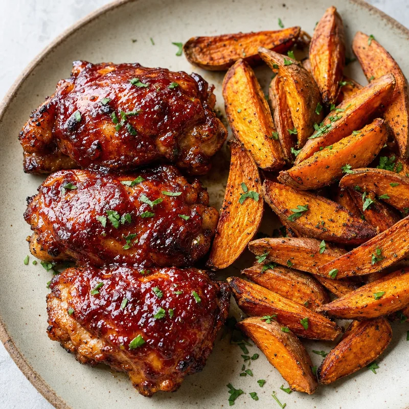 BBQ Chicken and Sweet Potato