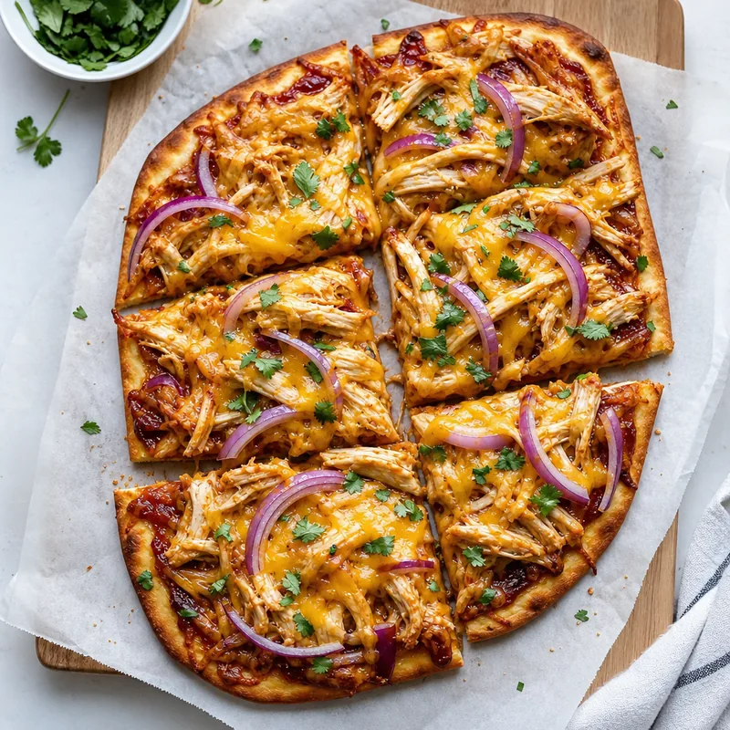 BBQ Chicken Flatbread Pizza