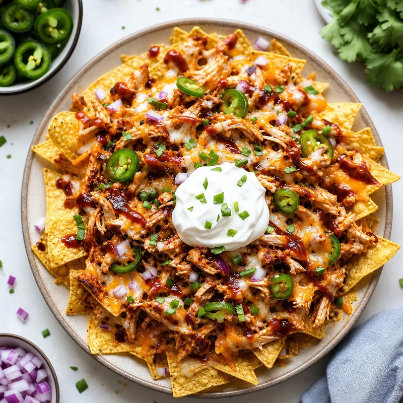 BBQ Chicken Nachos