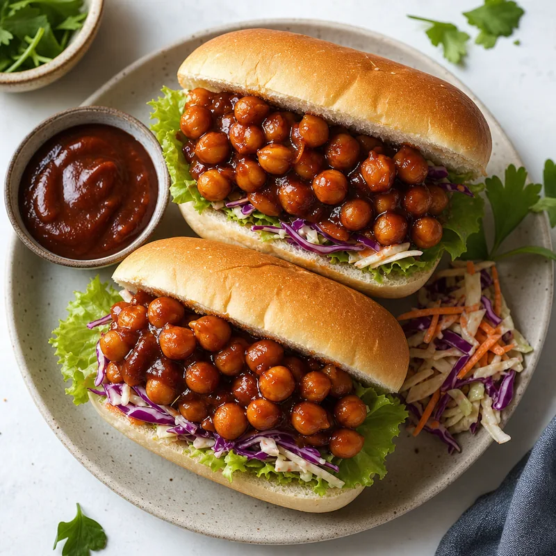 BBQ Chickpea Sandwich