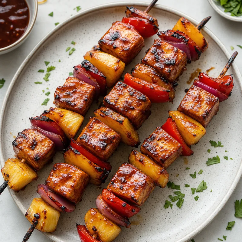 BBQ Tofu Skewers
