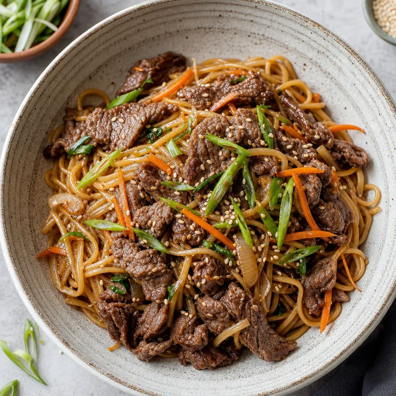 Beef Bulgogi Noodles
