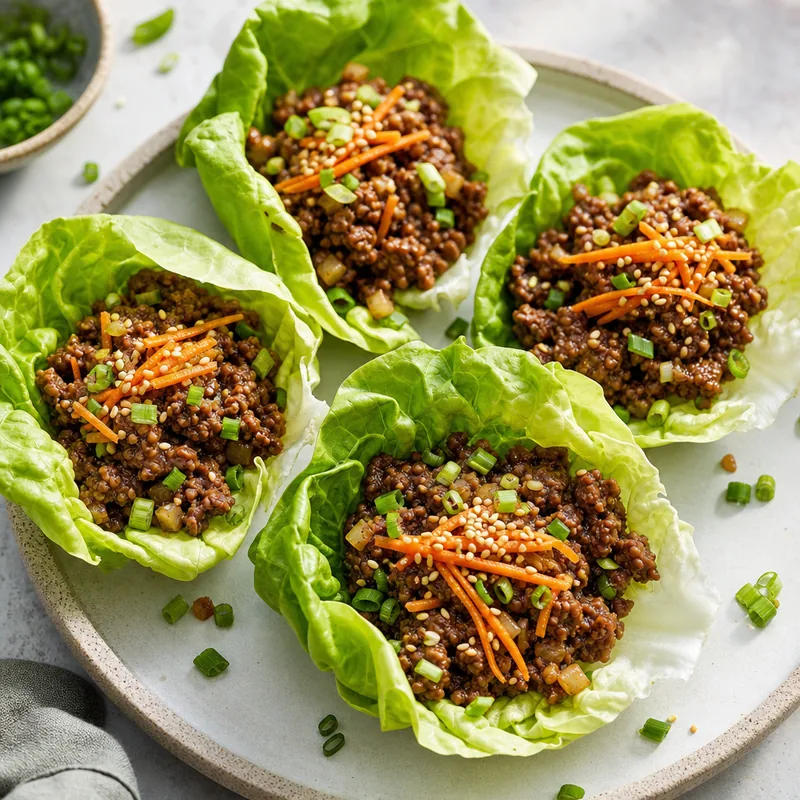 Beef Lettuce Wraps