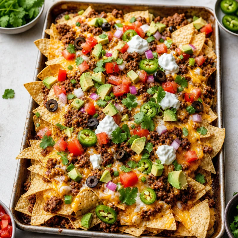 Beef Nachos Supreme