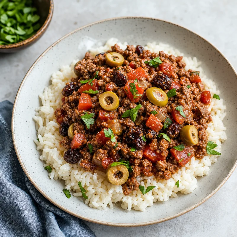Beef Picadillo