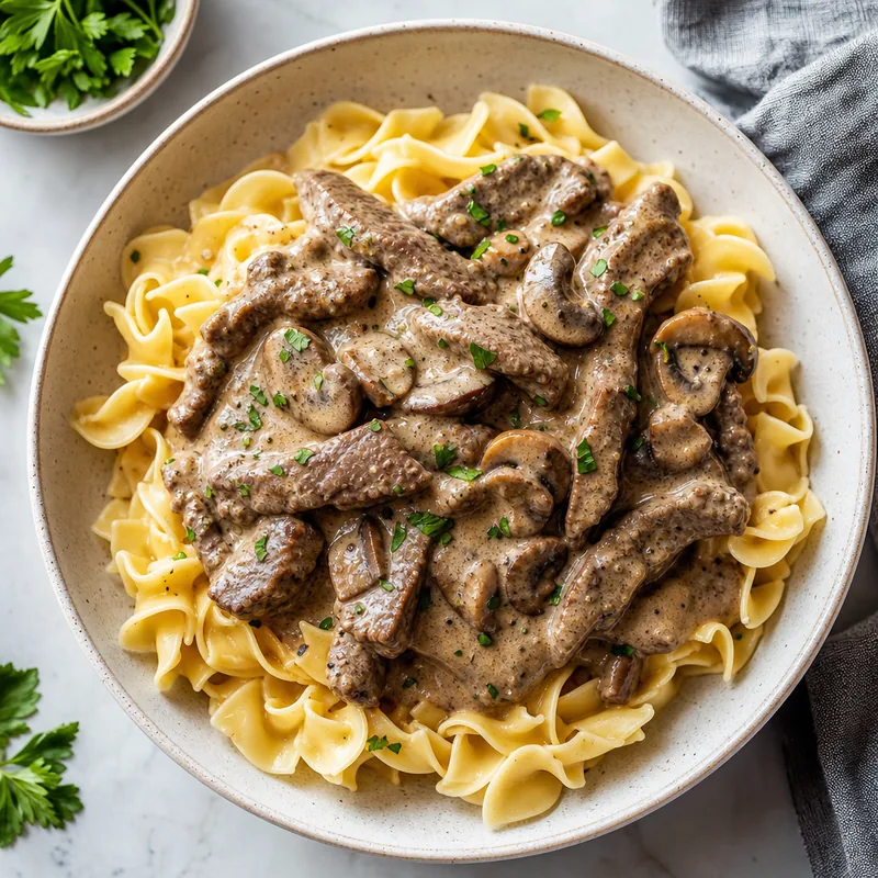 Beef Stroganoff