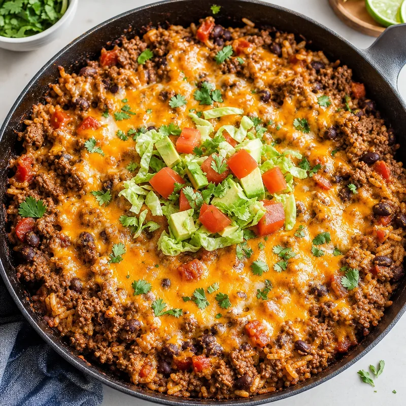 Beef Taco Skillet