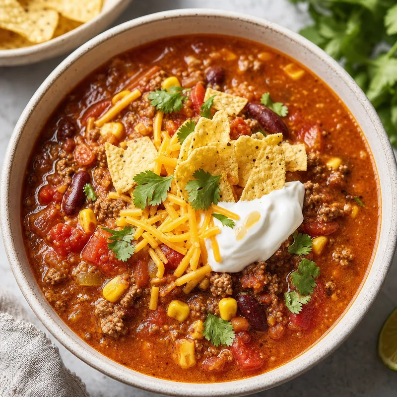 Beef Taco Soup