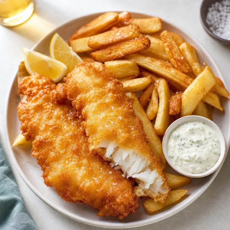 Beer Battered Fish and Chips