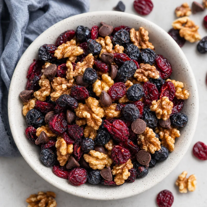 Berry and Walnut Snack Mix