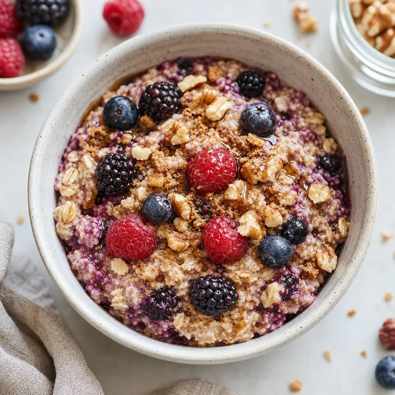 Berry Bran Muffin Oats