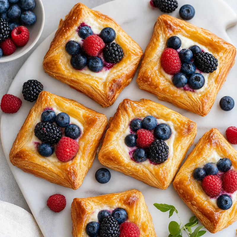 Berry Cheese Danish Pastries