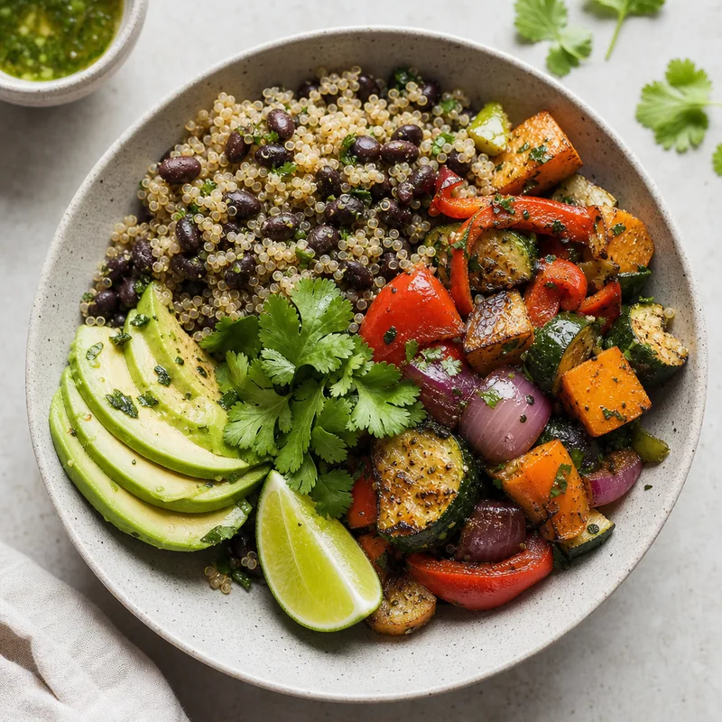 Black Bean and Quinoa Bowl