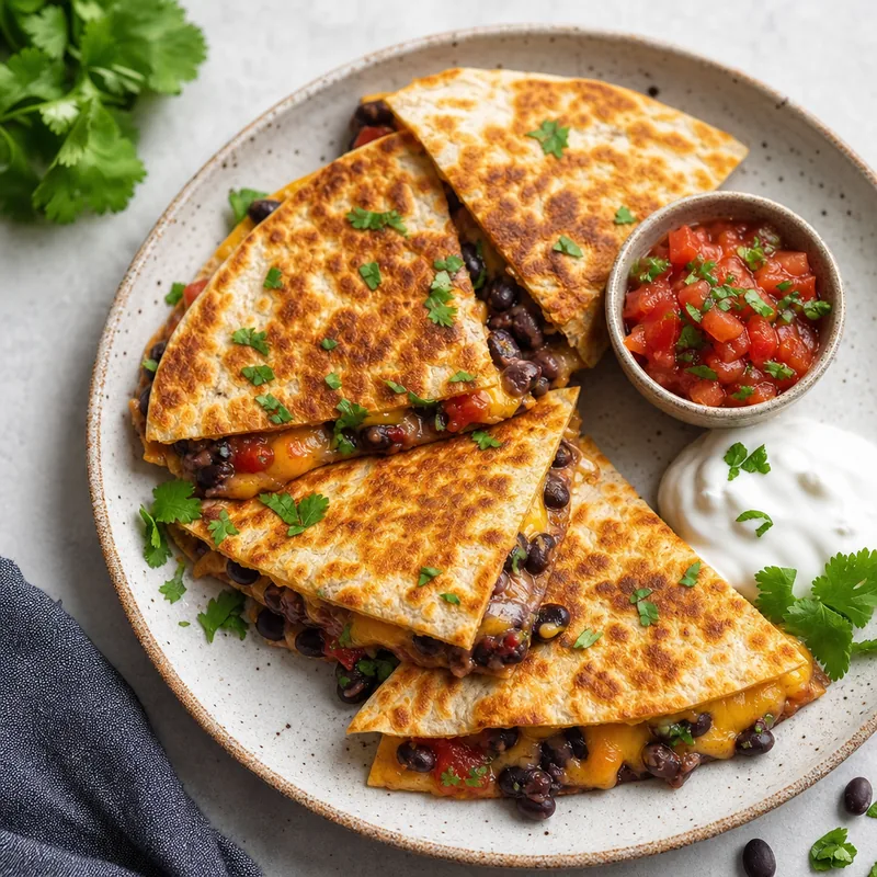 Black Bean Quesadillas