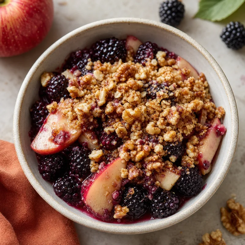 Blackberry Apple Crisp