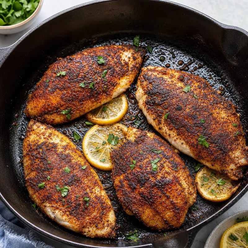 Blackened Tilapia