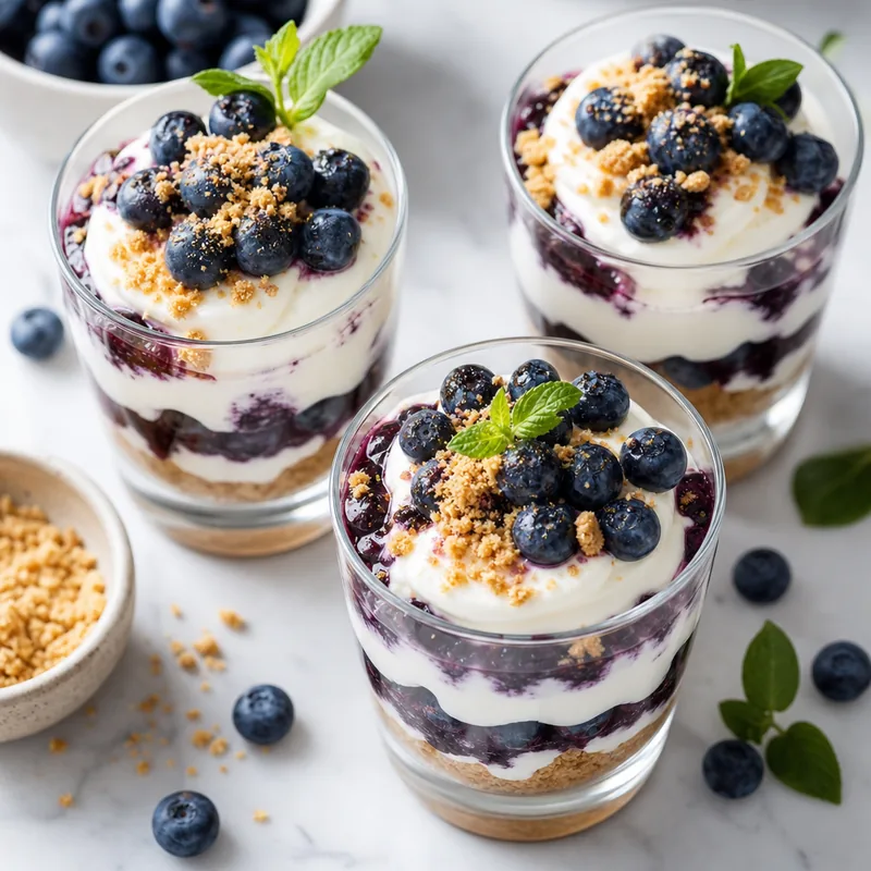 Blueberry Cheesecake Parfait