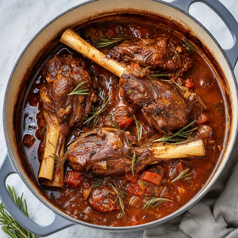 Braised Lamb Shanks