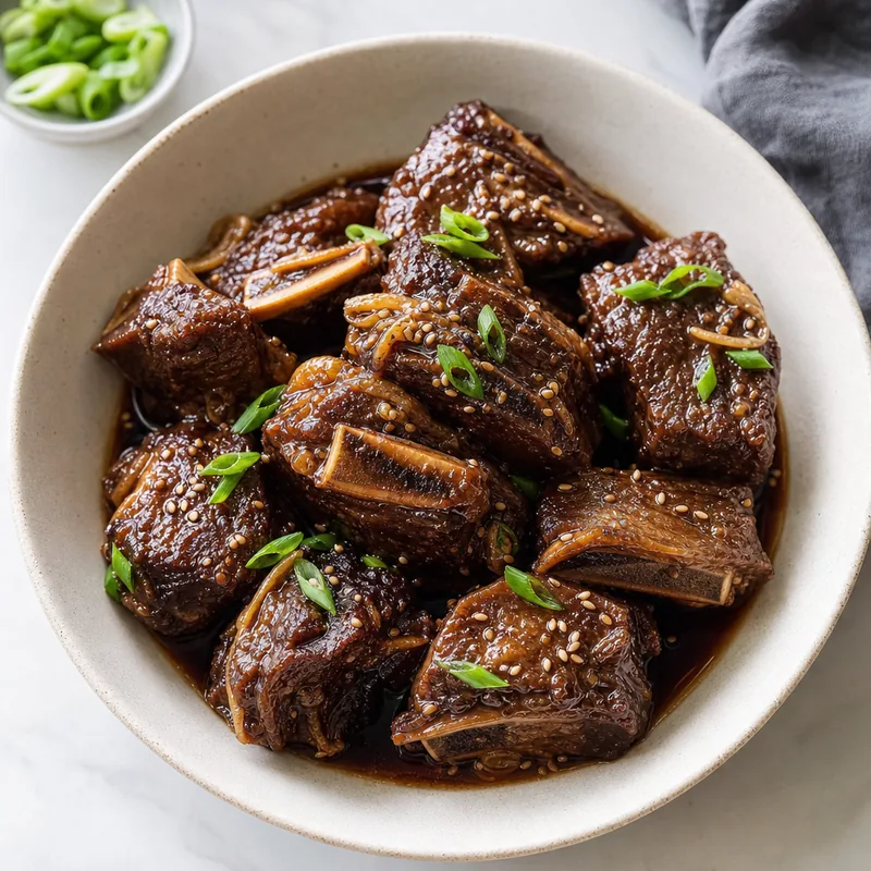 Braised Short Ribs Korean Style