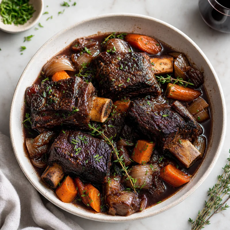 Braised Short Ribs with Red Wine