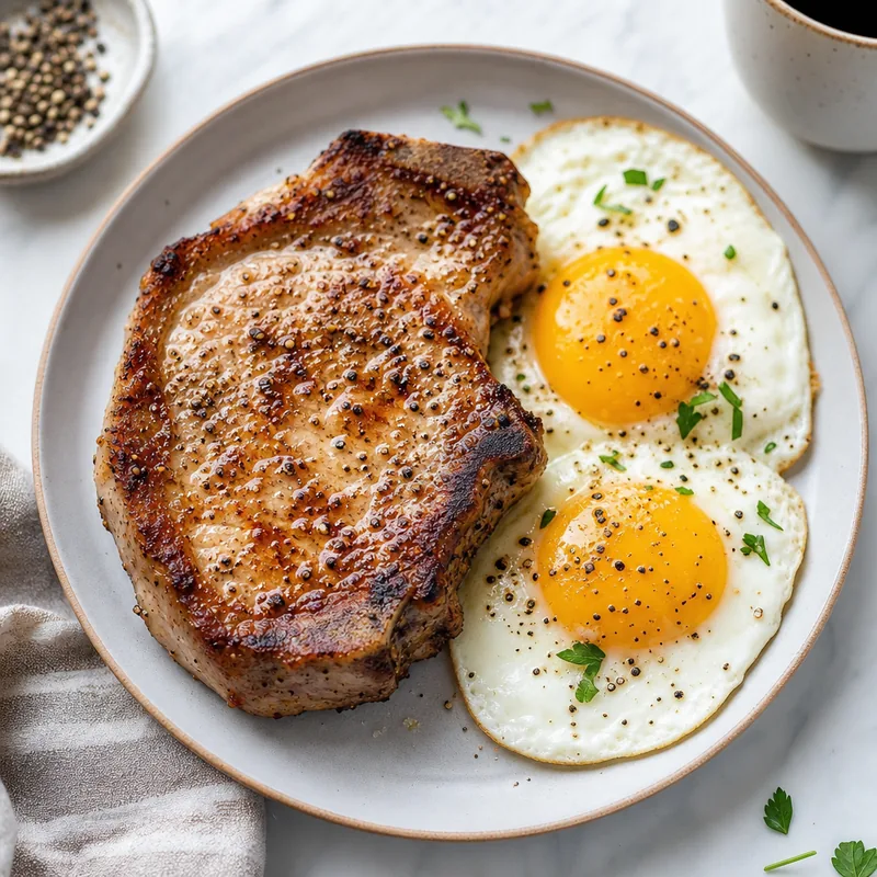Breakfast Pork Chop