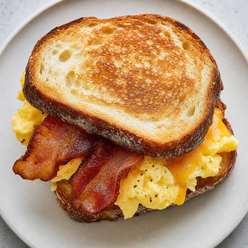 Breakfast Sandwich with Bacon