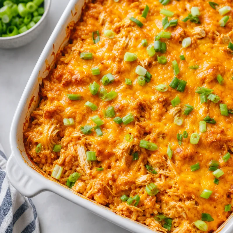 Buffalo Chicken Casserole