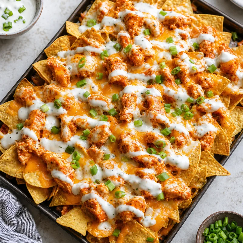 Buffalo Chicken Nachos