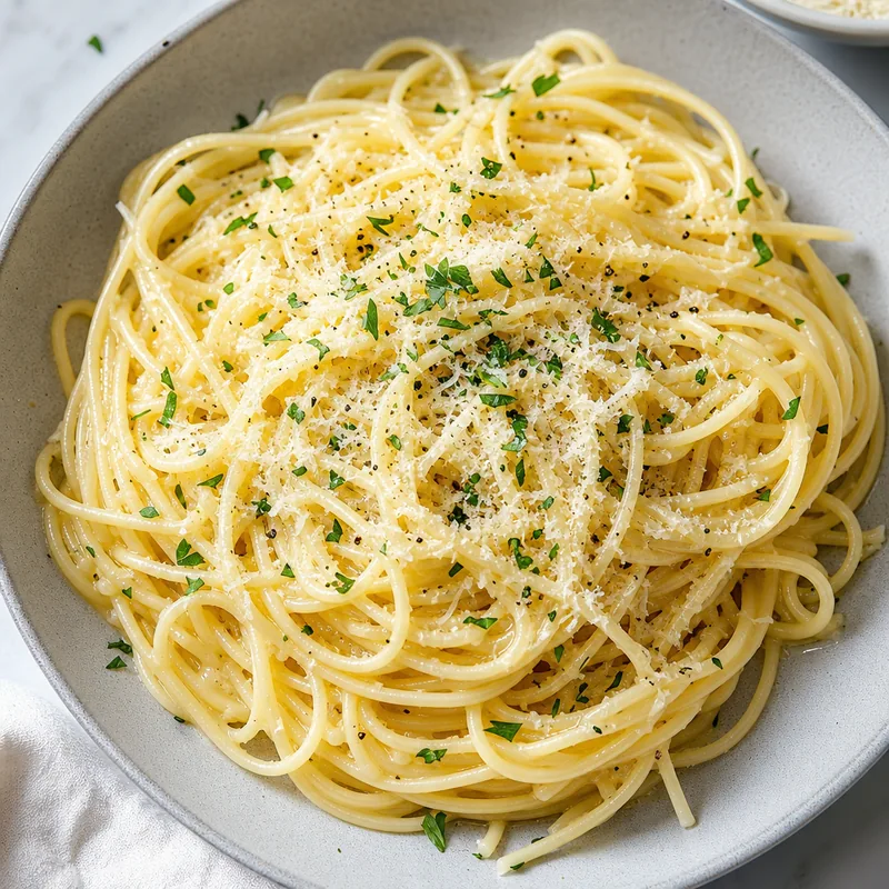 Buttered Parmesan Spaghetti