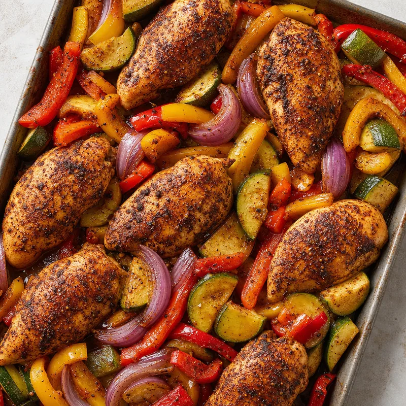 Cajun Chicken and Veggies
