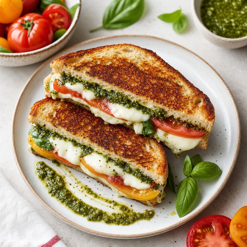 Caprese Grilled Cheese
