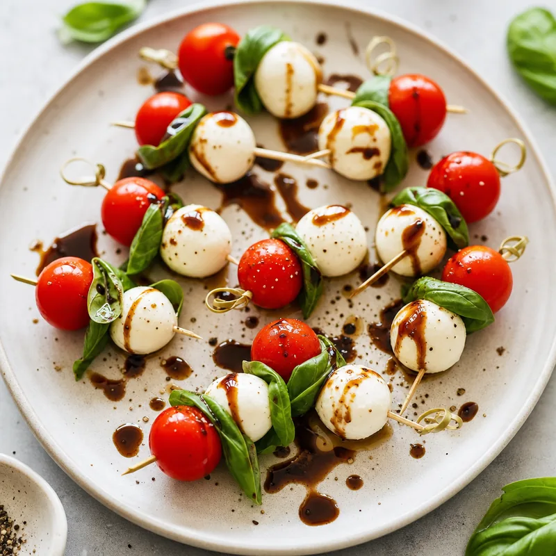 Caprese Skewer Bites