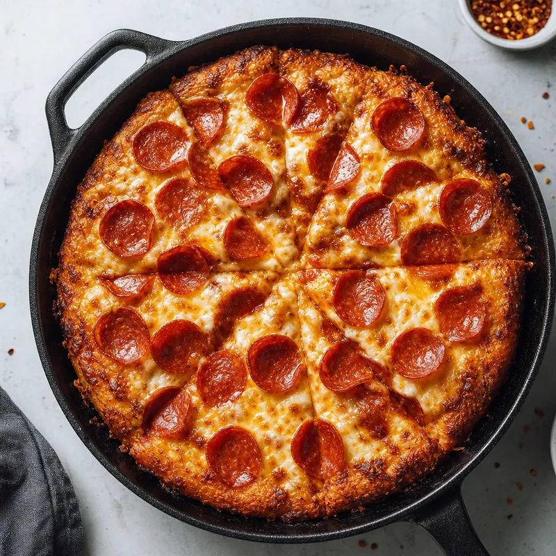 Cast Iron Pan Pizza