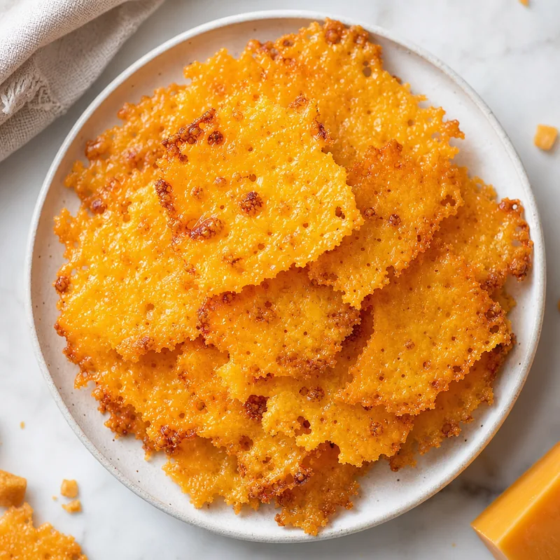 Cheddar Cheese Crisps