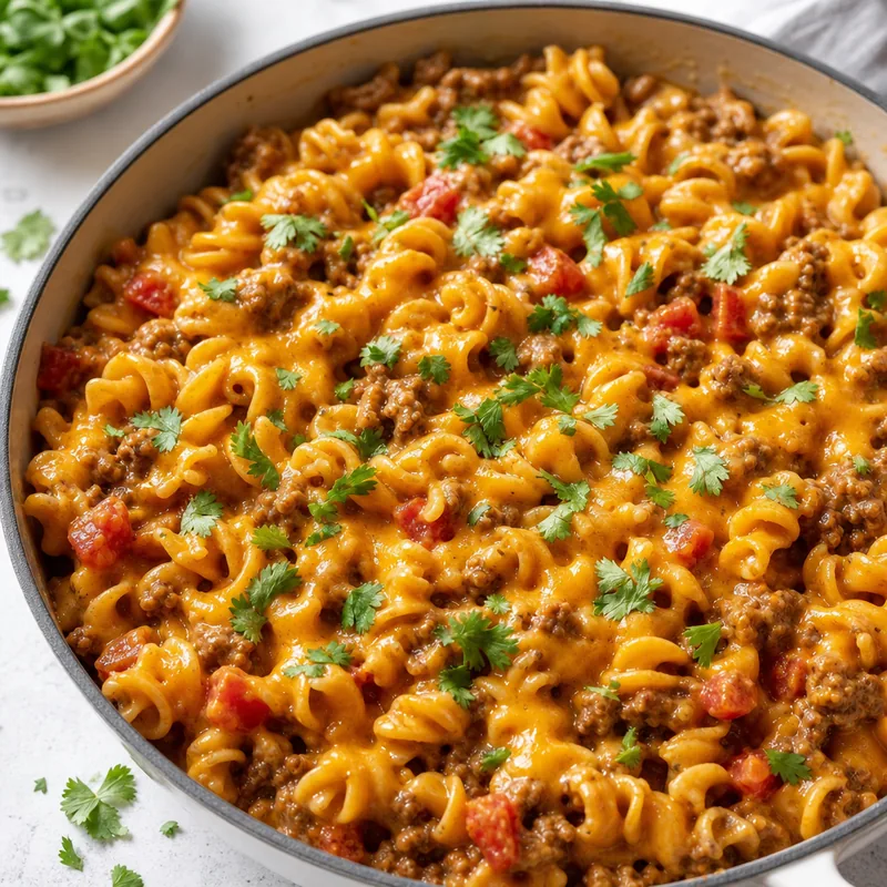 Cheesy Taco Pasta