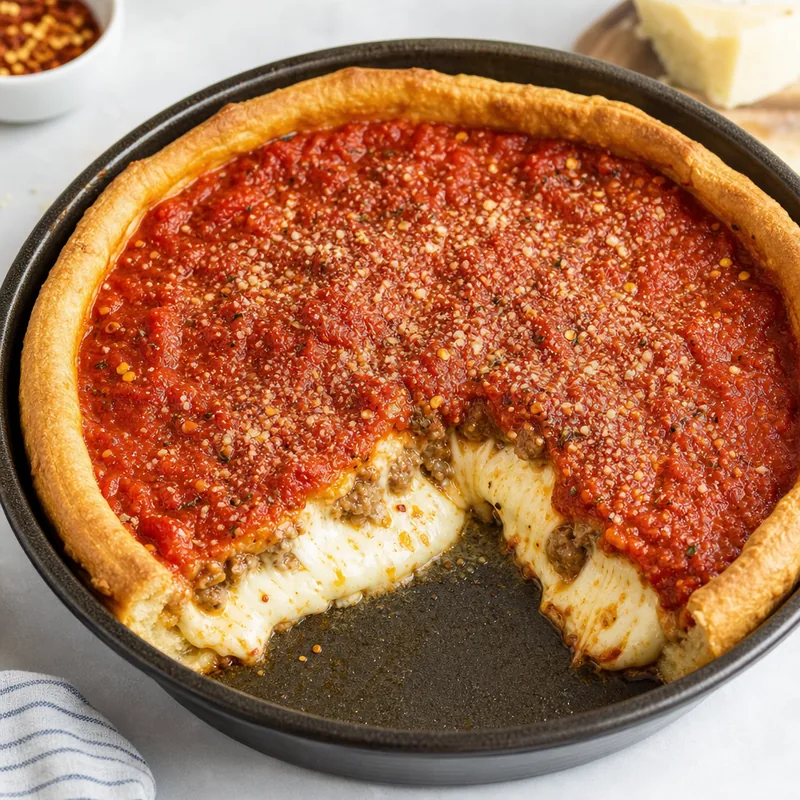 Chicago Deep Dish Pizza