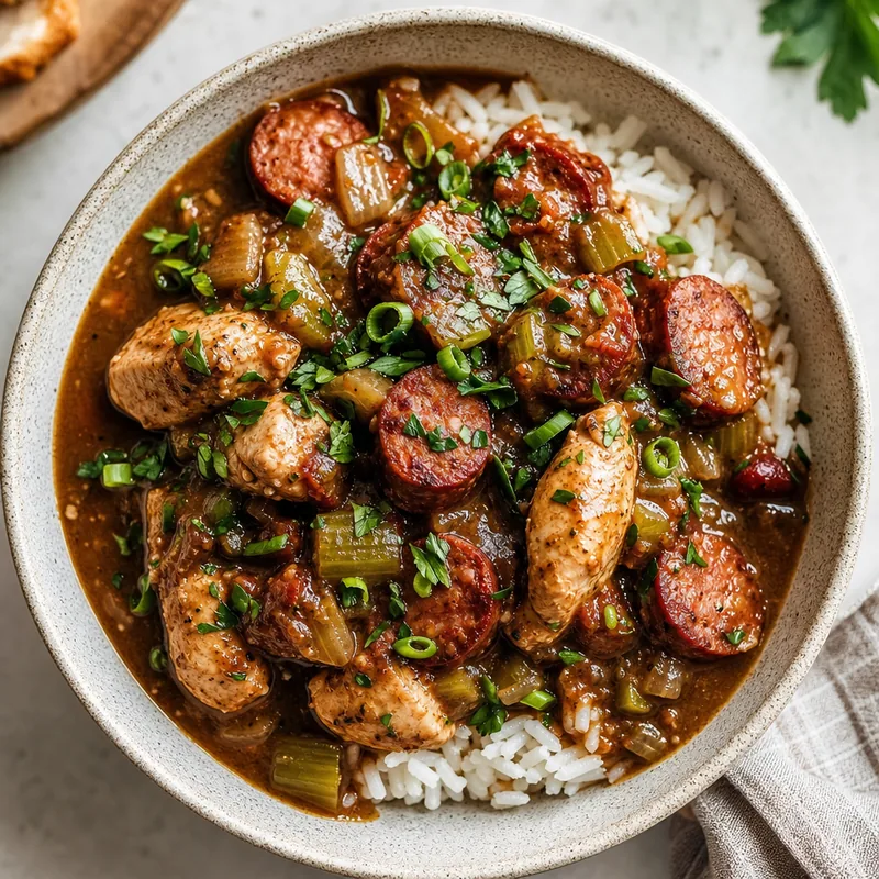Chicken and Sausage Gumbo