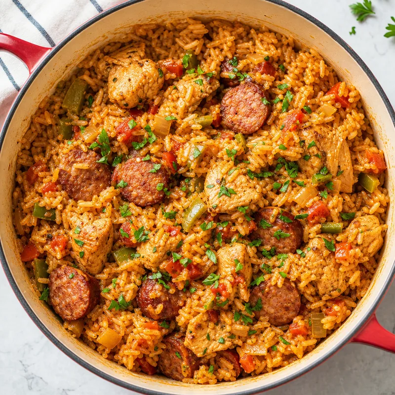 Chicken and Sausage Jambalaya